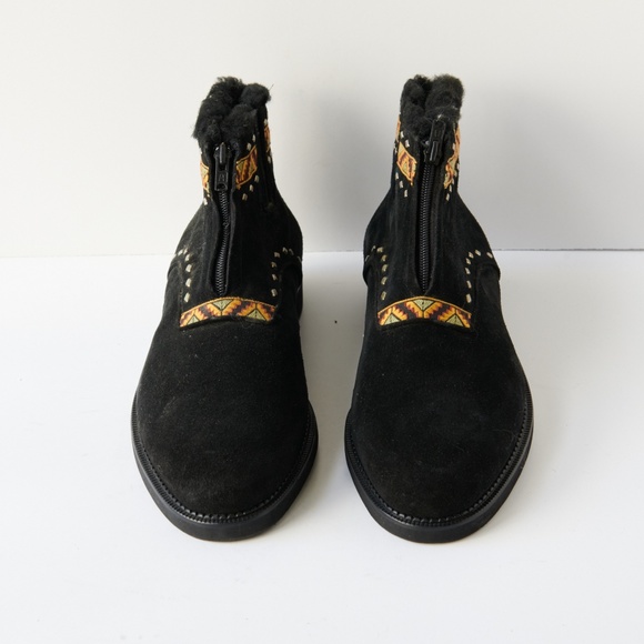 80s - SUSAN BENNIS - WARREN EDWARDS - Boots - Men\'s - 10 - BLK Suede main image 5